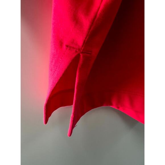 COS Womens Hot Pink Solid Cotton Knit Crew Neck Short Sleeve T-Shirt Size Small - Picture 5 of 8